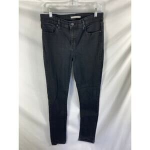 Levis 311 Shaping Skinny Jean Black Womans Size 31 L32